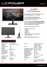 Datenblatt PC-Monitor LC-M24F