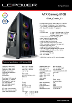 Datasheet ATX case Gaming 810B Dark_Crawler_X