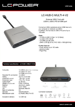 Datasheet USB hub LC-HUB-C-MULTI-4-V2