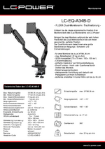 Datenblatt - Monitorarm LC-EQ-A34B-D