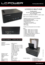 Datasheet docking station / USB hub LC-DOCK-C-MULTI-HUB